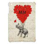 Elephant and heart balloon case for the iPad mini