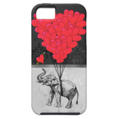 Elephant and love heart iPhone 5 cases