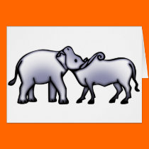 ELEPHANT AND OX cards