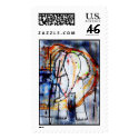 elephant, Art by Rebecca Lopez postage by diosaperdida elephant, Art by Rebecca Lopez postage