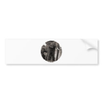 Elephant & Baby Elephant bumper stickers by mysticillusions Elephant & Baby Elephant bumper stickers