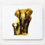 Elephant & Baby Elephant Mousepad