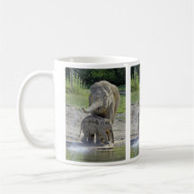 Elephant Baby Gets Shower Mug
