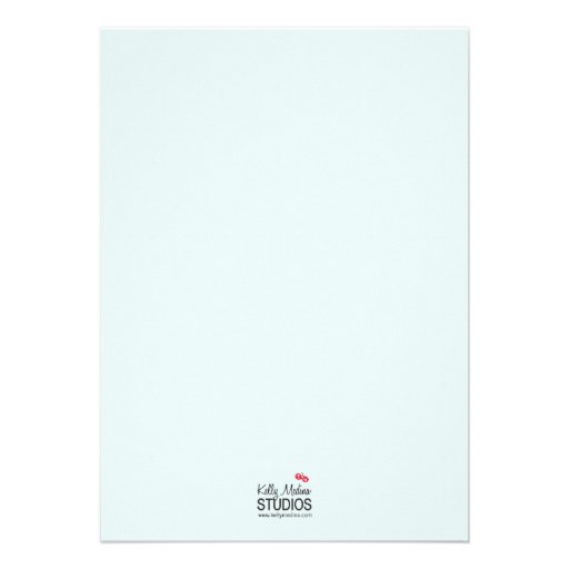 Elephant Baby Shower - Blue Personalized Invite