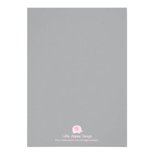 Elephant Baby Shower Invitation