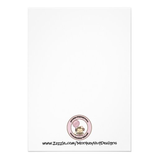 ELEPHANT Baby Shower Invitation in orchid CJE