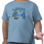 Elephant Baseball 4th Birthday T-shirts