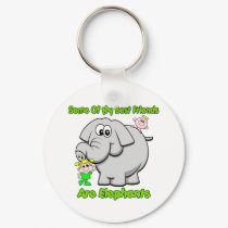 Elephant Best Friends keychains