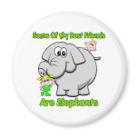 Elephant Best Friends magnets