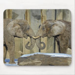 Elephant Best Friends Mousepad
