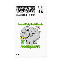 Elephant Best Friends Stamp
