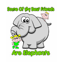 Elephant Best Friends t-shirts by sally52 Elephant Best Friends t-shirts