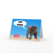 Elephant Birthday cards