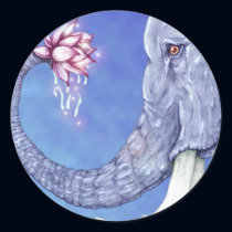 Elephant *Blessings Be* stickers