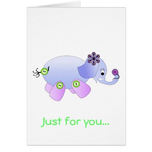 Elephant Blue card