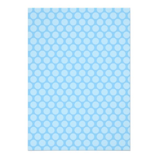 Elephant Blue Dots Baby Shower Invitations