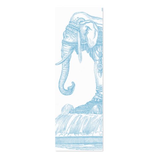 Elephant Buddha Quote Business Card (front side)