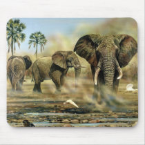 Elephant Bulls Mouse Pads mousepads by craighbarber Elephant Bulls Mouse Pads mousepads
