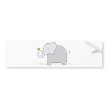 elephant bumper sticker