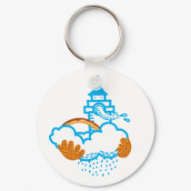 Elephant castle in the air keychains by PencilPlus Elephant castle in the air keychains