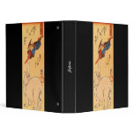Elephant catching a flying Tengu. Circa 1800's Binders
