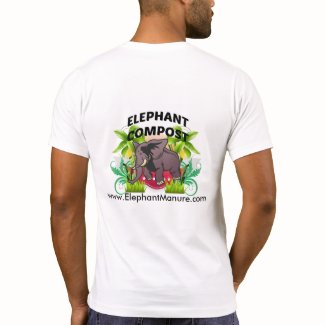 Elephant Compost for Gardens T-shirts