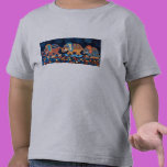 Elephant Conga Line Kids T-Shirt t-shirts