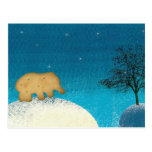 Elephant cookie postcard