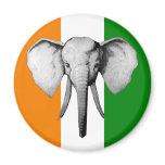 Elephant cote d ivore Ivory Coast gifts Magnet