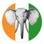 Elephant cote d ivore Ivory Coast gifts Sticker