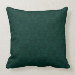 Elephant damask dark green scatter cushion pillow