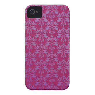 Elephant damask purple iphone4 barely case casemate_case