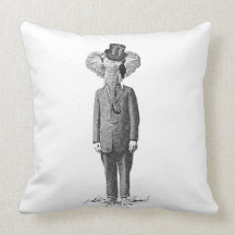 Elephant dandy pillow