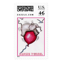 Elephant Dreams by Sophie Turrel postage