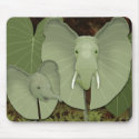 Elephant Ears Fantasy Plant mousepads