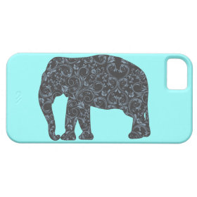 Elephant Elegant Damask Girly iPhone 5 Covers