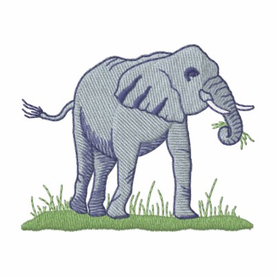 Elephant Embroidered Polo Shirt