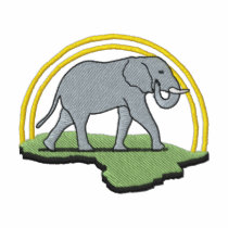 Elephant embroidered shirts