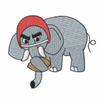 Elephant embroidered shirts