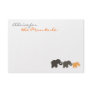Elephant Family Baby Shower Advice Cards Personalized Invitations
