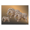 Elephant Family Card card