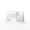 Elephant family greeting cards by jsoh Elephant family greeting cards