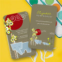 Elephant Family in the Forest Profile Card business cards by fat_fa_tin Elephant Family in the Forest Profile Card business cards