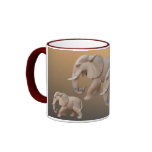 Elephant Family Mug
