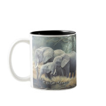 "Elephant Family" Mug