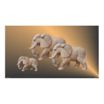 Elephant Family Poster posters