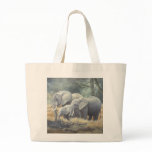 Elephant Family Tote Tote Bag