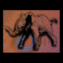 elephant fractal posters