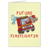 Elephant Future Firefighter Tshirts and Gifts cards
