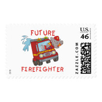 Elephant Future Firefighter Tshirts and Gifts postage
